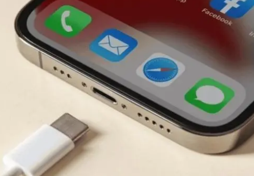 沙湾苹果15维修分享iPhone15改USB-C接口后能和安卓用户互借充电器吗